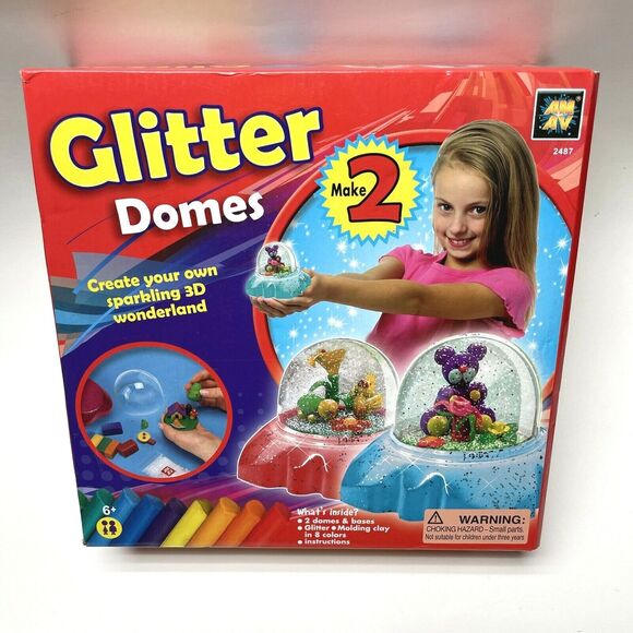 Diamant Toys Other - NEW - Glitter Domes: Create your own sparkling 3D Wonderland Craft Toy - 6+ Age